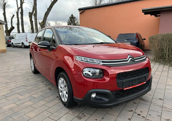 Citroen C3 cena 25999 przebieg: 138000, rok produkcji 2018 z Dukla małe 137
